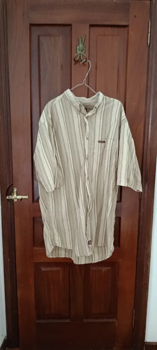 Camisa Marlboro Classics Rayas Beige Multicolor