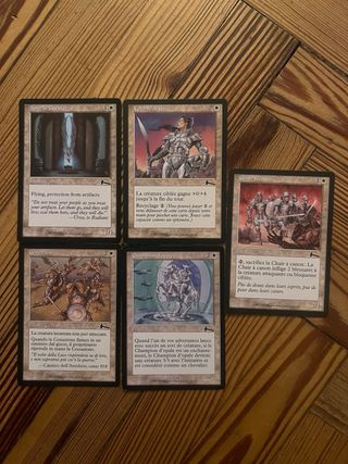 70 carte Magic vintage old Eredità di Urza