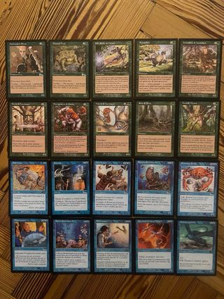 70 carte Magic vintage old Eredità di Urza