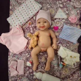 Mini Bebé Reborn Silicona