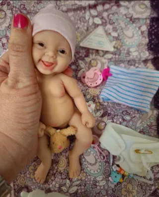 Mini Bebé Reborn Silicona