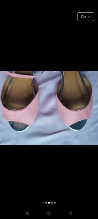 Sandalias planas bicolor nuevas