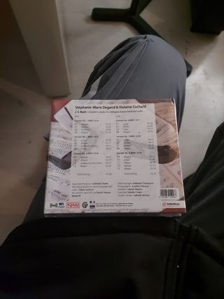 2 CDs Música Clásica Bach Sonatas