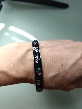 2 Pulseras Benetton flores rosas