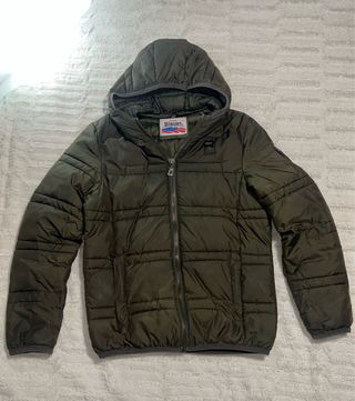 Chaqueta Blauer Verde Oliva con Capucha