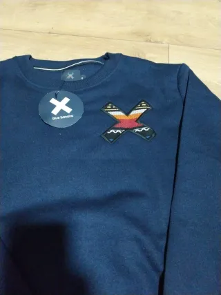 Sudadera Blue Banana Azul Marino Talla XL