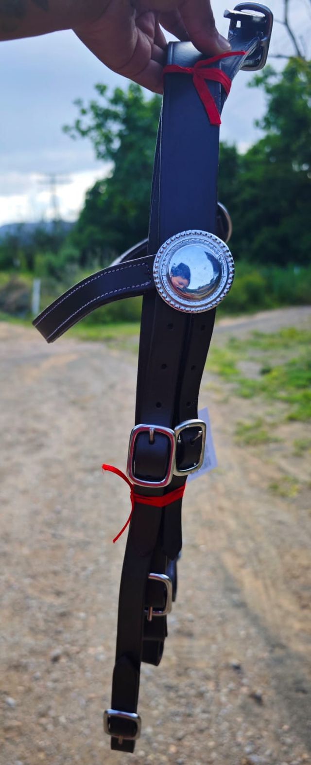 CABEZADA WESTERN CUERO COLOR A ELEGIR NUEVA ENVIO