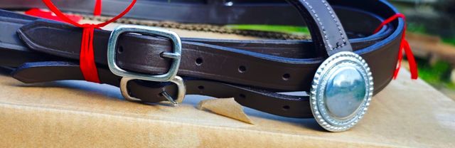 CABEZADA WESTERN CUERO COLOR A ELEGIR NUEVA ENVIO