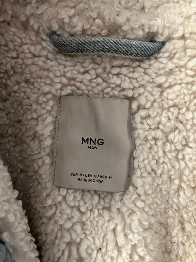 Chaqueta vaquera Mango borrego Talla M