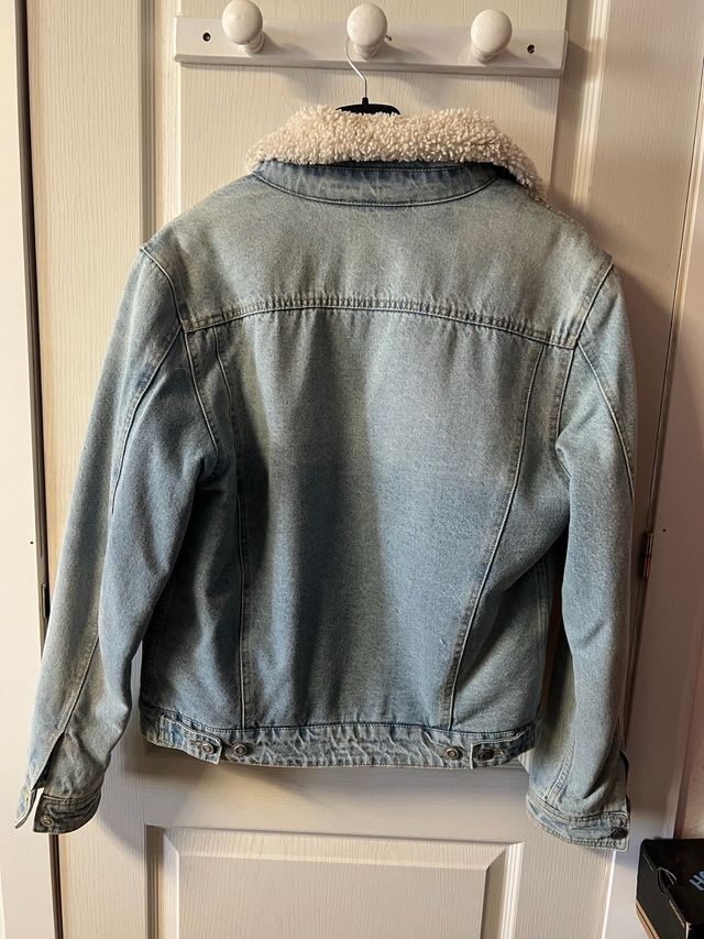 Chaqueta vaquera Mango borrego Talla M