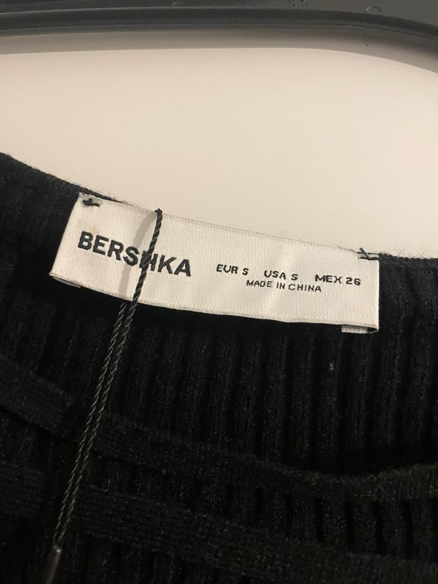 Vestido largo negro con etiqueta Talla S