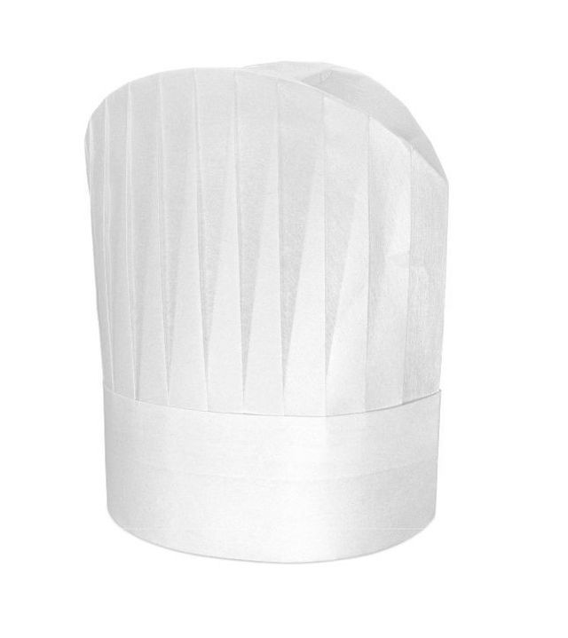 Gorro de Cocinero Papel Desechable