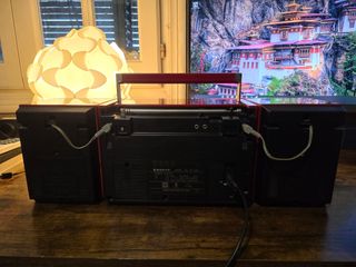 Radiocassette Sanyo M-V40L Rojo