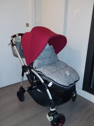 Carrito Bugaboo Bee5 Rojo vino