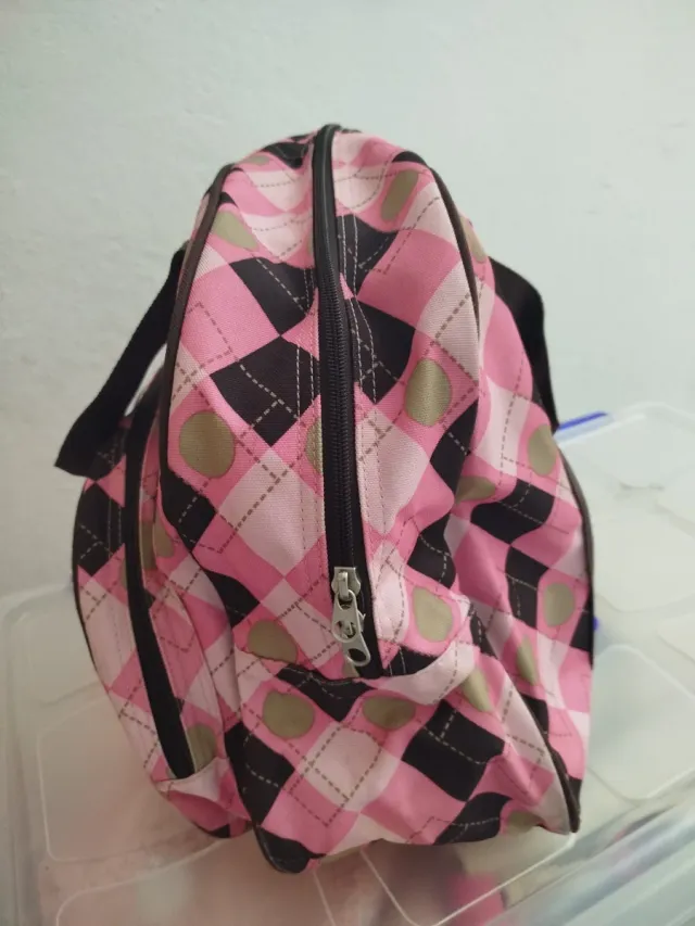 Mochila Reebok Rosa y Marrón