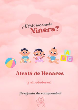 Niñera para navidad (Alcalá y alrededores)