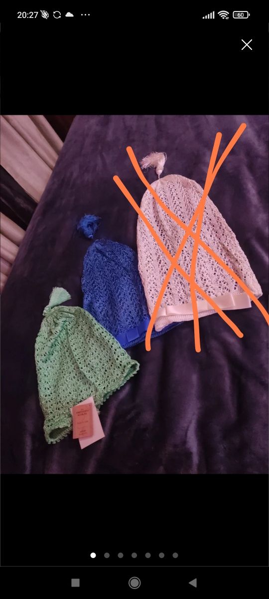 Cofias fallera niña vintage