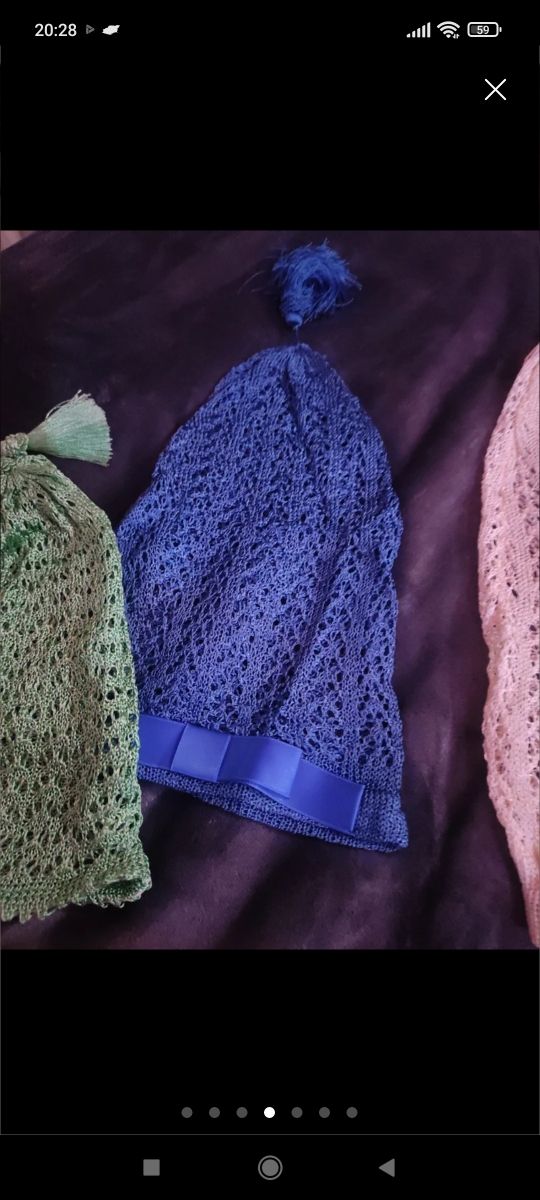 Cofias fallera niña vintage