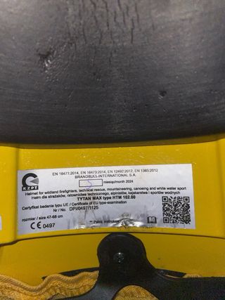 Casco bombero forestal