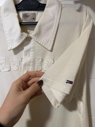 Polo Tommy Hilfiger Vintage Beige Talla M