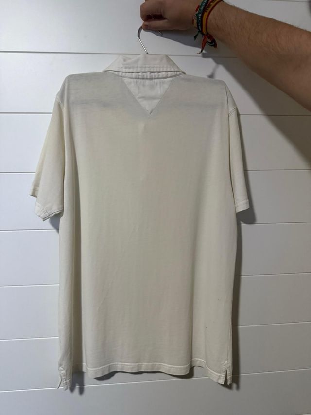 Polo Tommy Hilfiger Vintage Beige Talla M