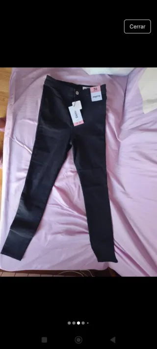 Jegging Negro y Blanco Talla S/36