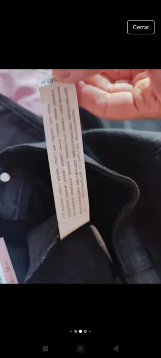 Jegging Negro y Blanco Talla S/36