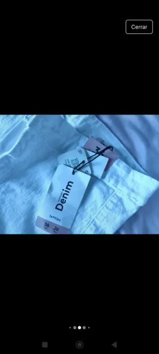 Jegging Negro y Blanco Talla S/36