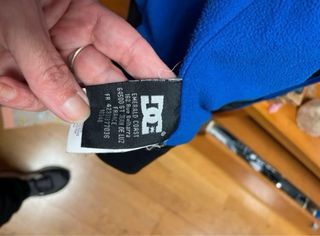 Anorak DC Hombre Negro y Azul