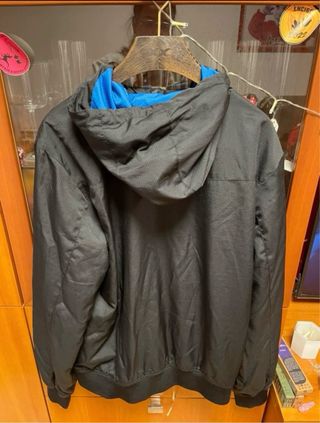 Anorak DC Hombre Negro y Azul