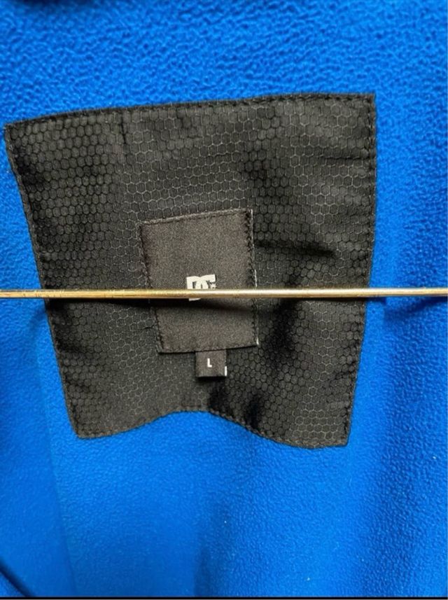 Anorak DC Hombre Negro y Azul