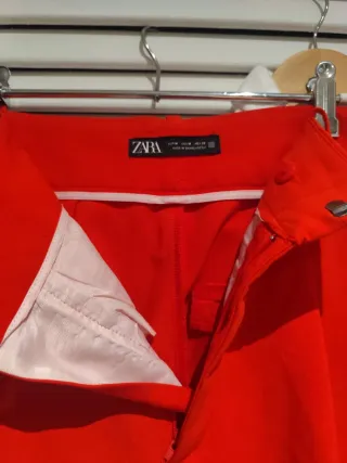 Conjunto traje mujer rojo