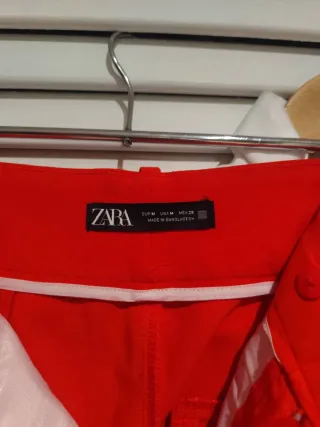 Conjunto traje mujer rojo