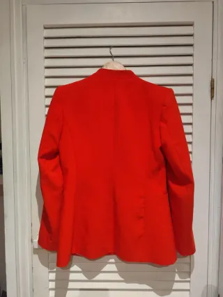 Conjunto traje mujer rojo
