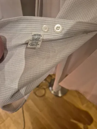 Camisa Ralph Lauren Beige/Blanca