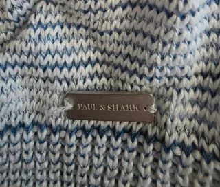 Camisola Paul & Shark Listrada Azul