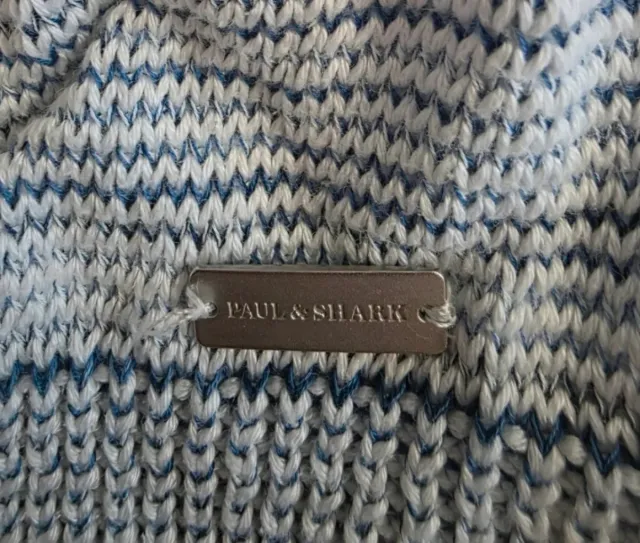 Camisola Paul & Shark Listrada Azul