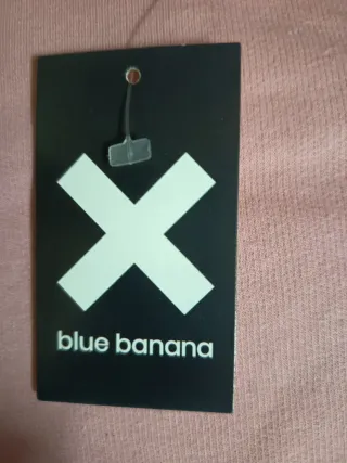 Sudadera Blue Banana Rosa con Logo X