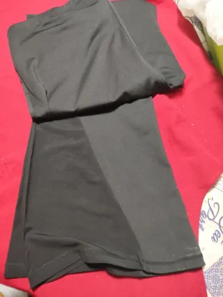 Mallas acampanadas negras