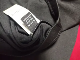 Mallas acampanadas negras