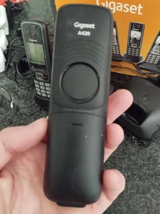 Teléfonos Gigaset A420 Trio Negros