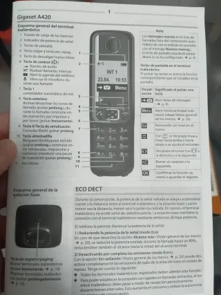 Teléfonos Gigaset A420 Trio Negros