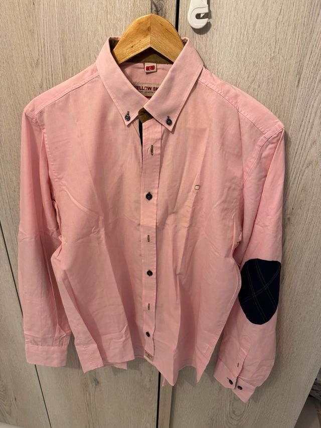 Camisa rosa Yellow Skin talla L, para mi talla M