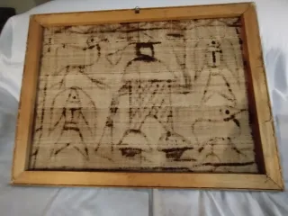 Quadro Tessuto Korhogo Africano