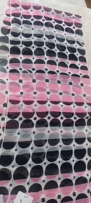 Foulard Gattinoni rosa e nero