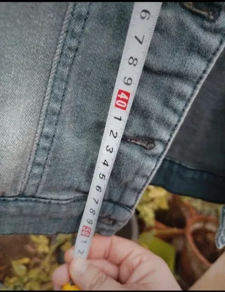 Chaqueta Vaquera Vintage Azul/Gris