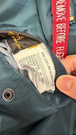 Chaqueta Alpha Industries MA-1 Verde Naranja