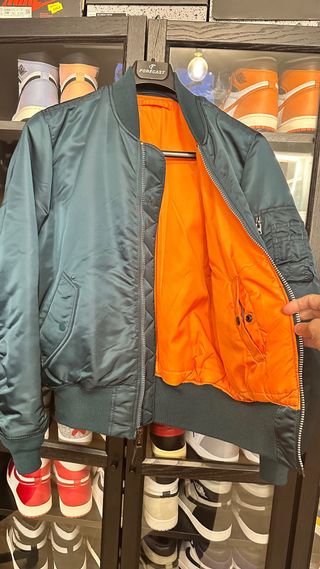 Chaqueta Alpha Industries MA-1 Verde Naranja