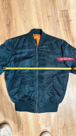 Chaqueta Alpha Industries MA-1 Verde Naranja