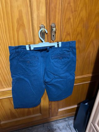 Pantalón corto hombre azul
